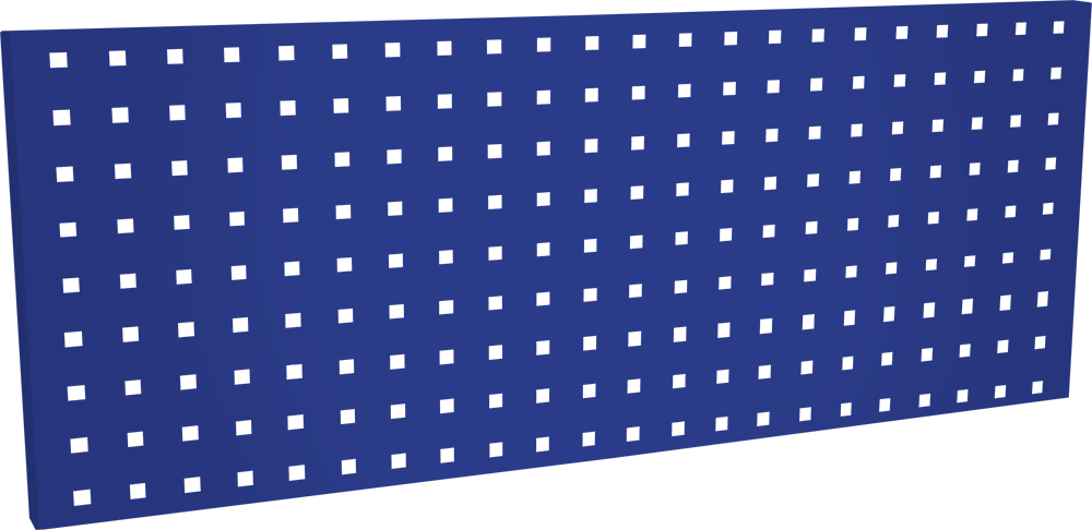 Panneau 1/3 perforé 750 - bleu
