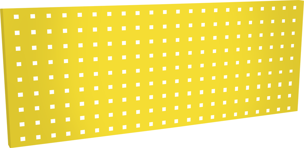 Panneau 1/3 perforé 750 - jaune