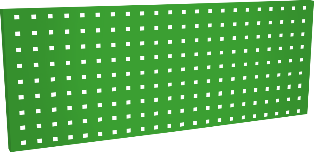 Panneau 1/3 perforé 750 - vert