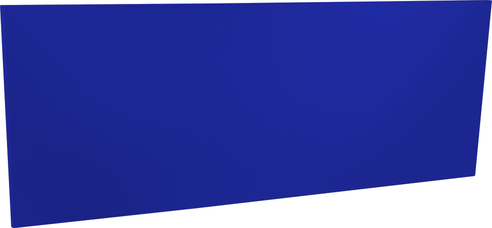 Panneau 1/3 plein 750 - bleu