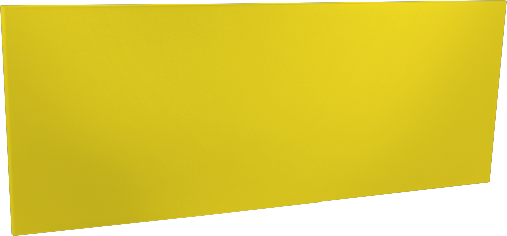 Panneau 1/3 plein 500 - jaune