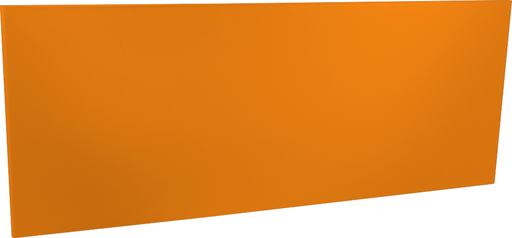 Panneau 1/3 plein 1000 - orange