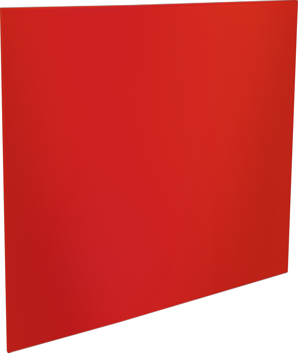 Panneau 3/3 plein 750 - rouge