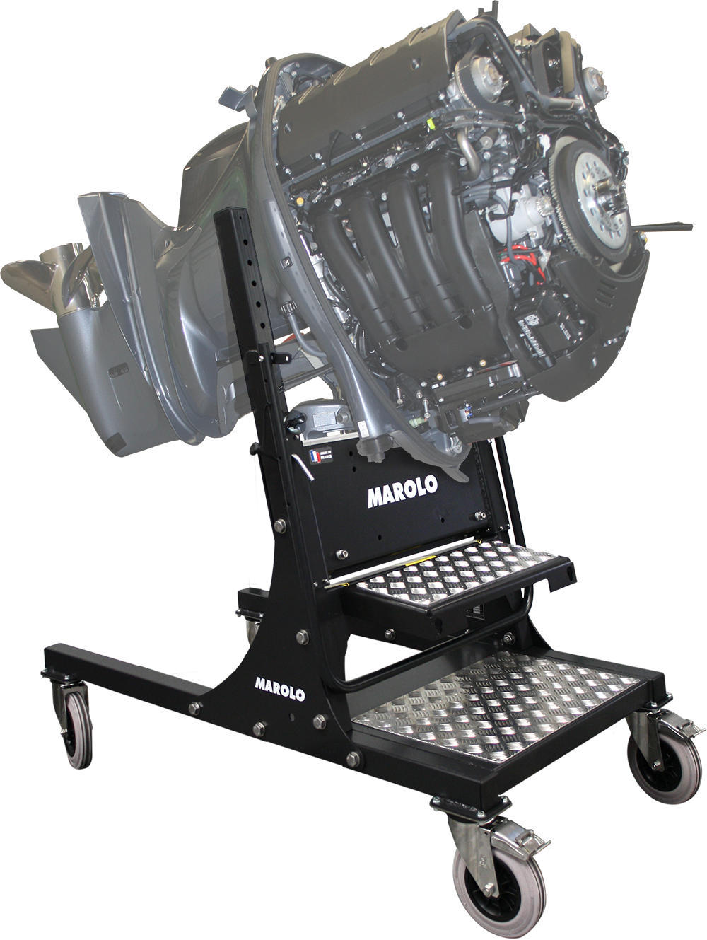 MAROLOTEST Support Moteur HorsBord MAROLO SM 600 NOIR SUPPORTS