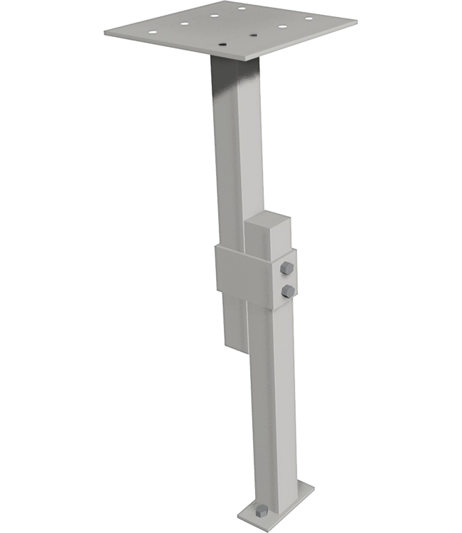 Support de rail orientable (pour fixation verticale ou murale)