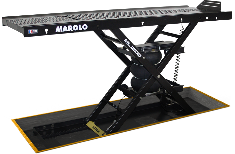Lift MAROLOLIFT 1200 PE Pneumatic - Inground model - BLACK