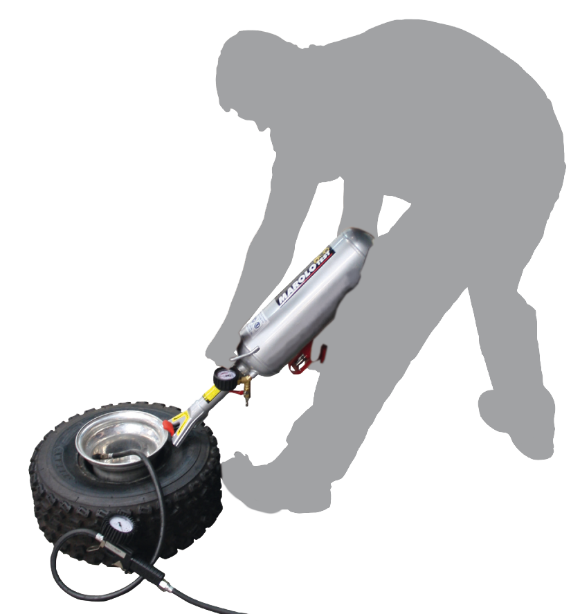 MAROLOTEST Inflation tool for tubeless tires