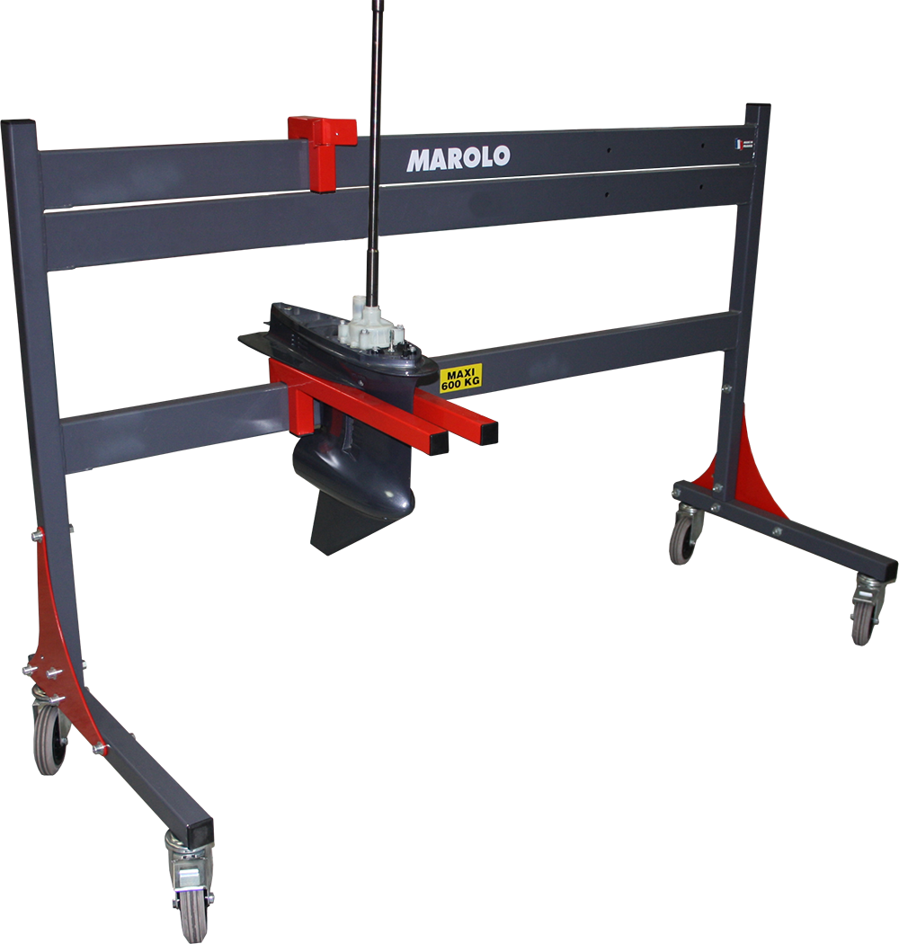 MAROLOTEST - Outboard and Lower Unit Storage Rack MAROLO SM 500 - black ...