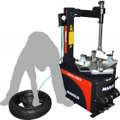 Inflating pedal integrated on Tyre Changer MT