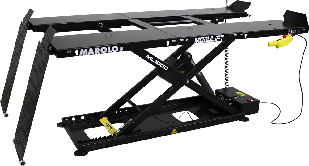 Pont Elévateur MODULIFT 1000 MOH Hydraulique - Centrale intégrée - NOIR