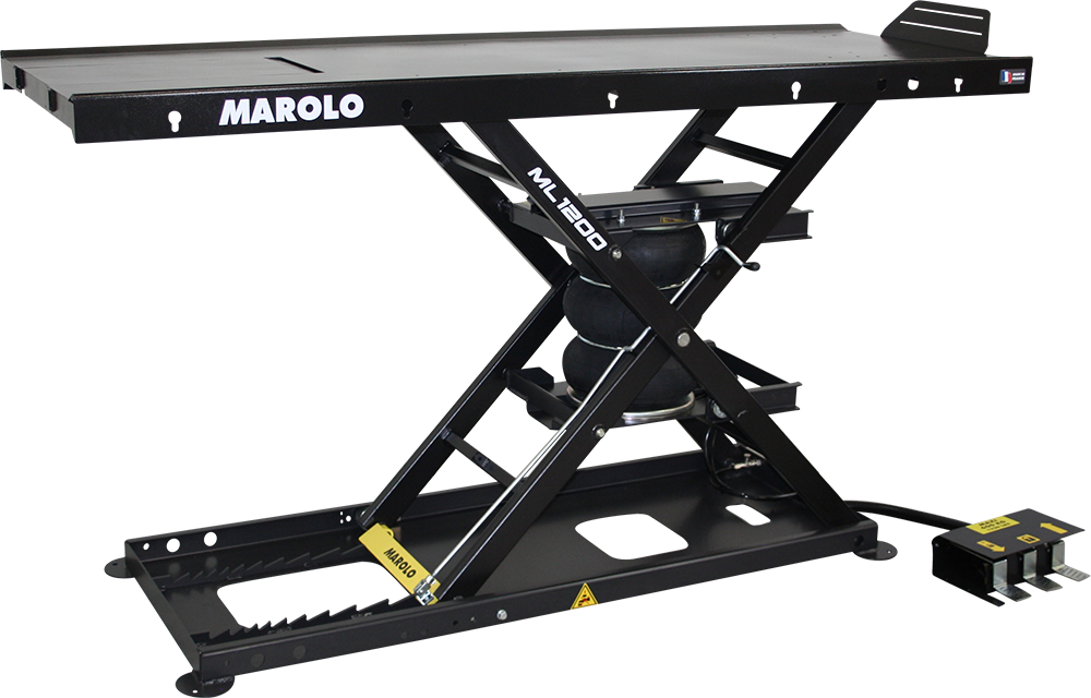 Pont Elévateur MAROLOLIFT 1200 PL Pneumatique - NOIR