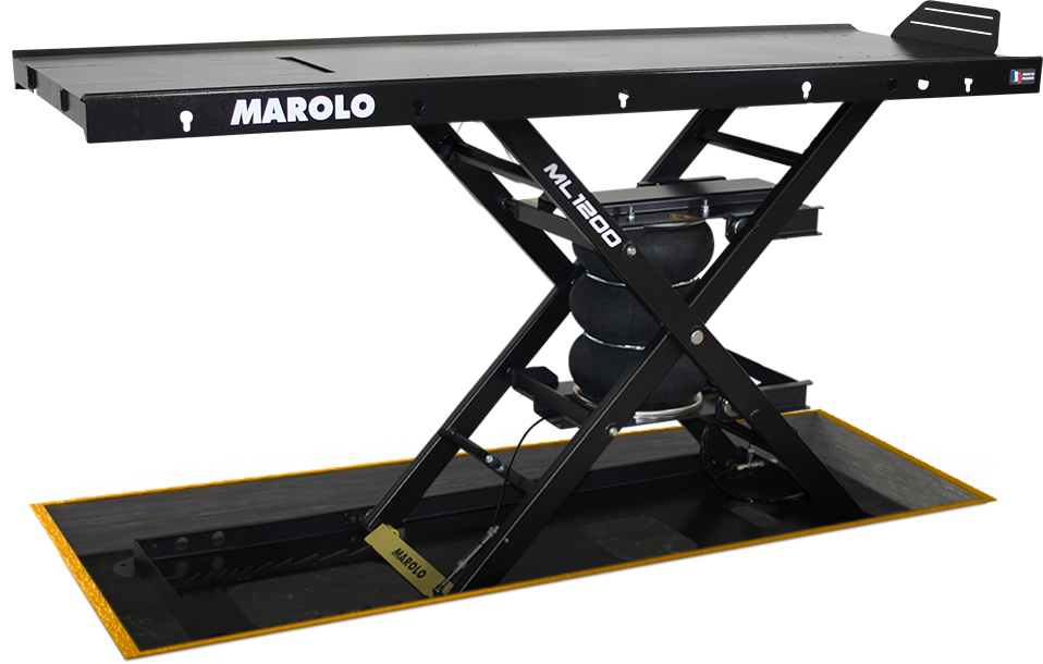 Table MAROLOLIFT 1200 PLE Pneumatique - Encastrée - NOIR