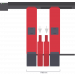 Kit 3e roue en position centrale