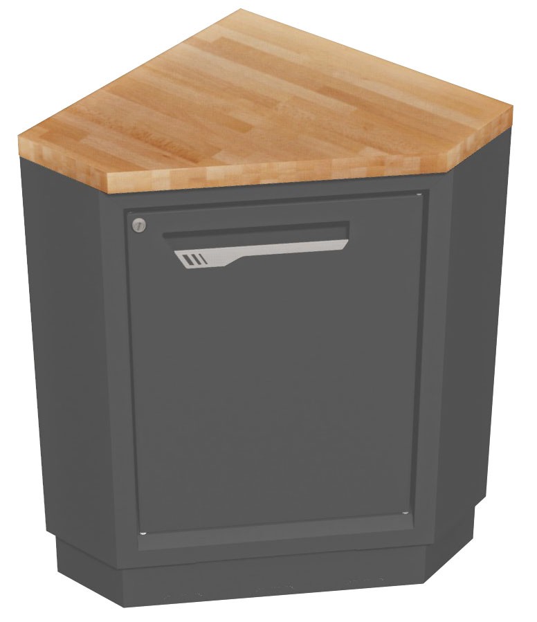 Plan de travail pour meuble d'angle sortant